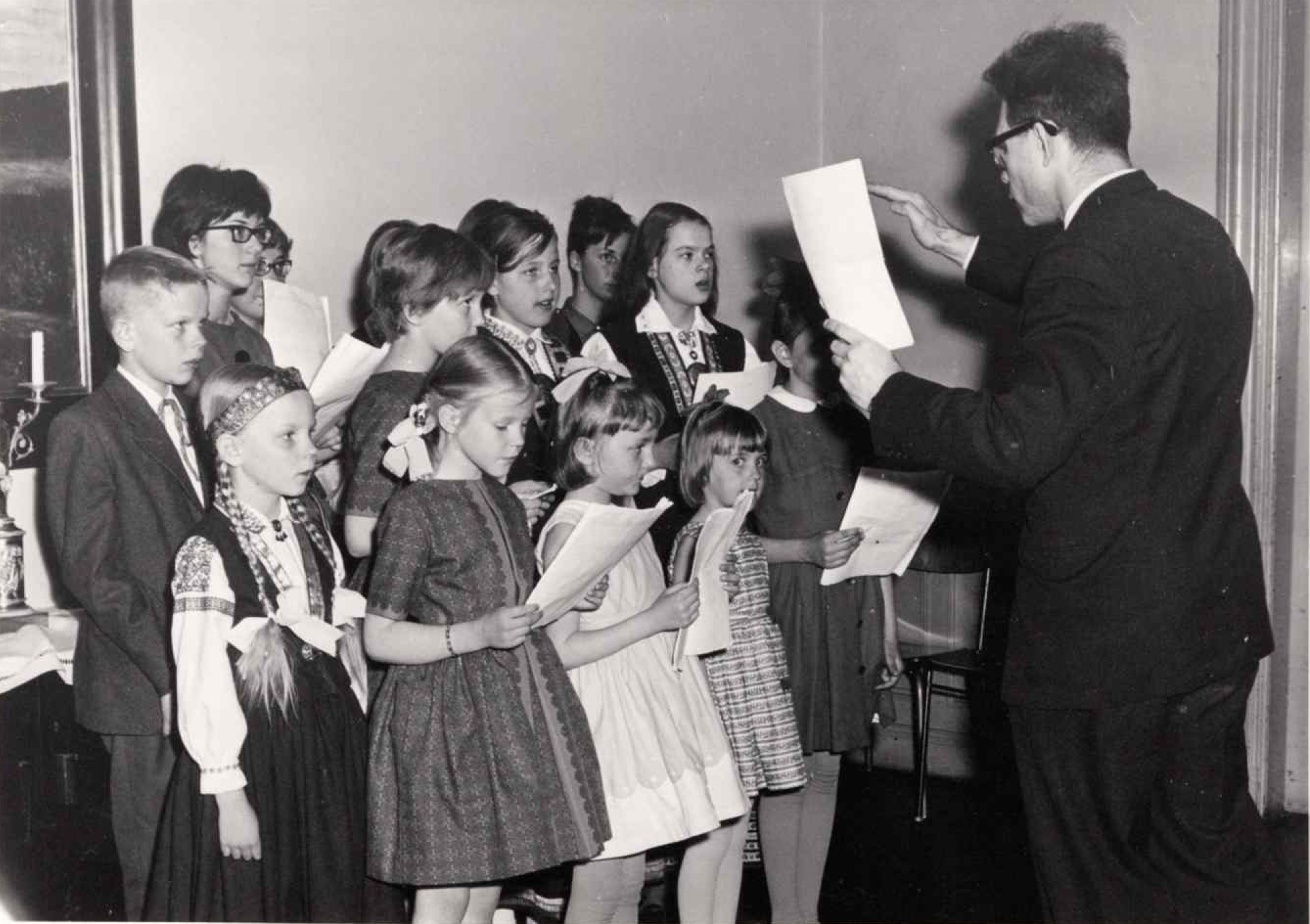 Stokholmas Latviešu skolas koris 1964. gadā
